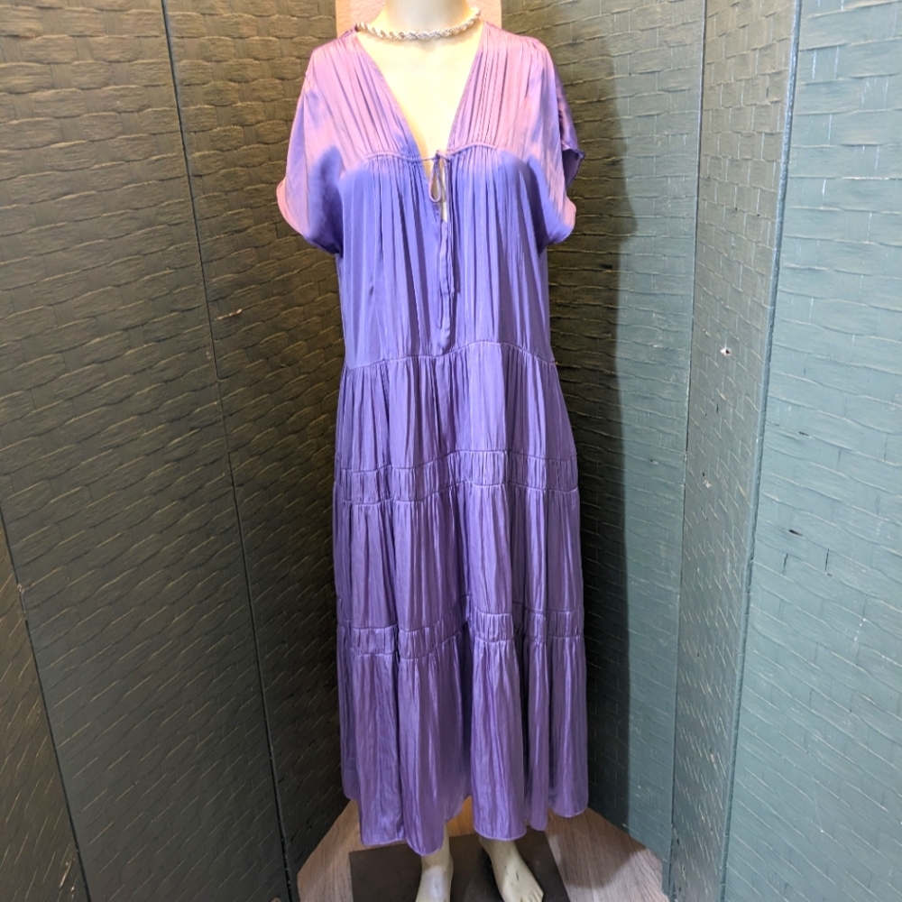 Lovely Lavender Midi Dress
